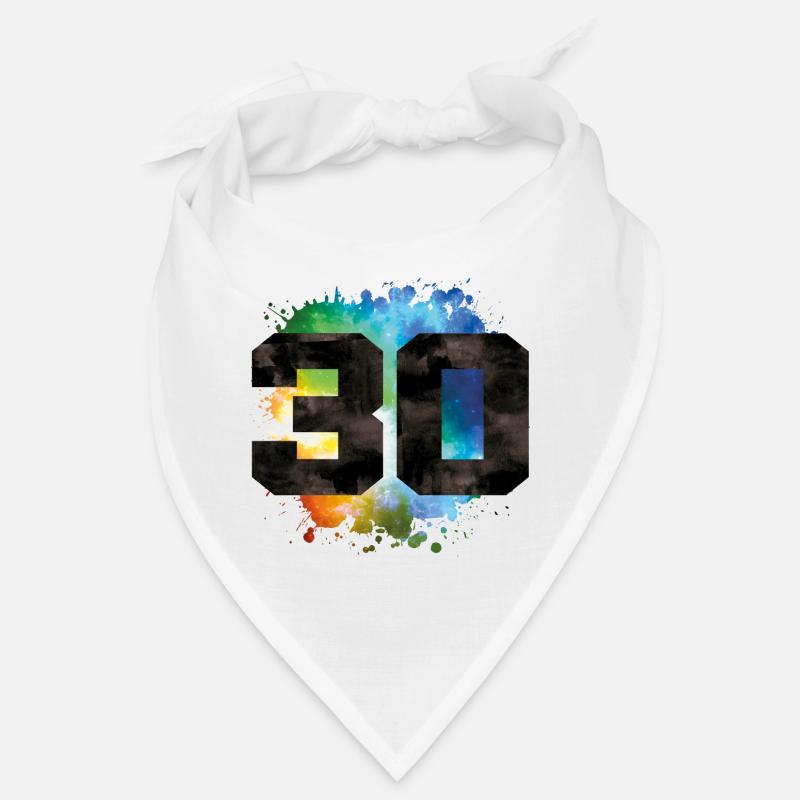 30 Zahl Bandana