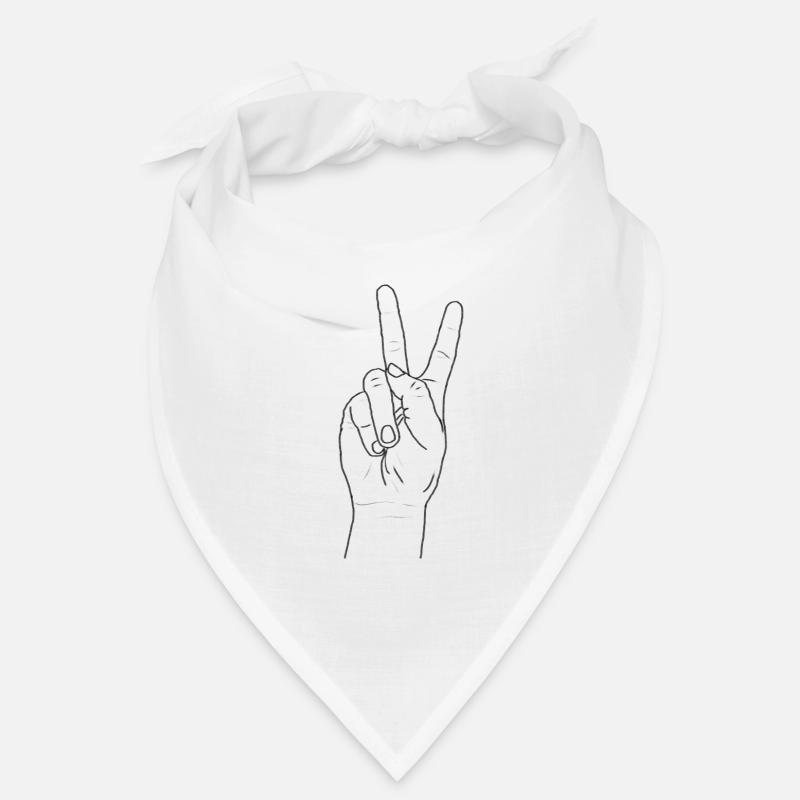 Peace hand Bandana