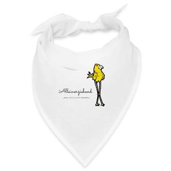 Alleinerziehend habe daher andere Perspektive - Bandana - Weiß - Vorne