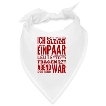 Filmriss - Bandana - Weiß - Vorne