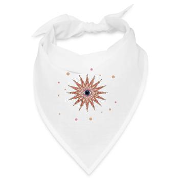 böser Blick - Bandana - Weiß - Vorne