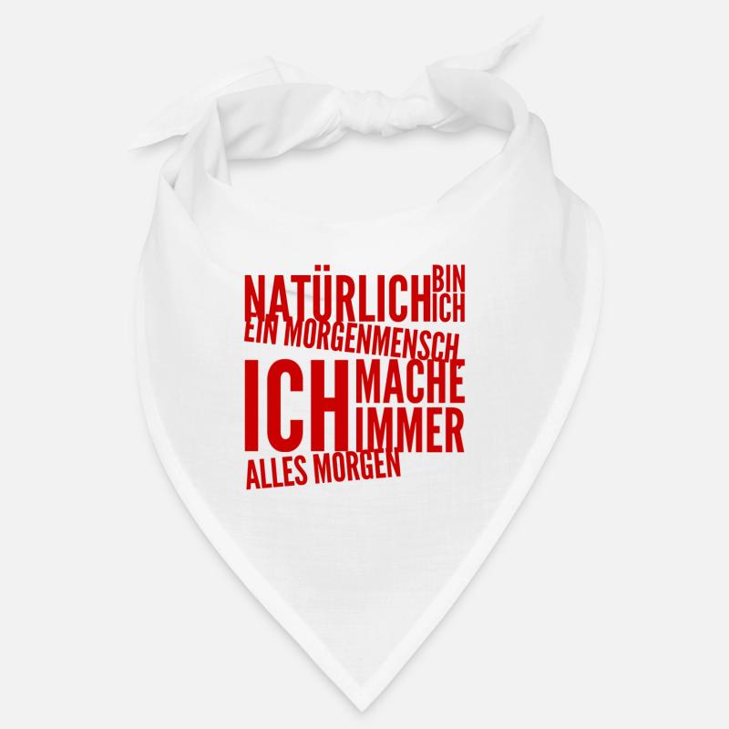 ich bin ein Morgenmensch Bandana