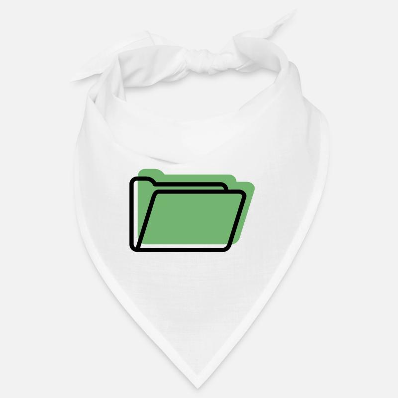 Style de ligne de dossier vert Bandana