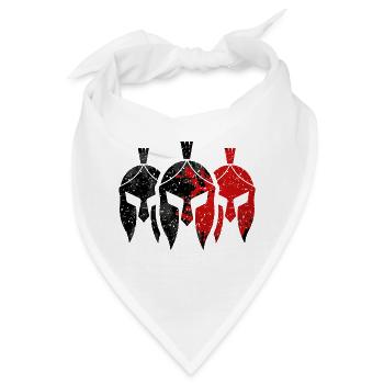 spartaner helm - Bandana - Weiß - Vorne