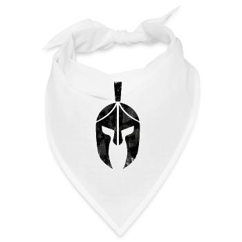 spartaner helm - Bandana - Weiß - Vorne