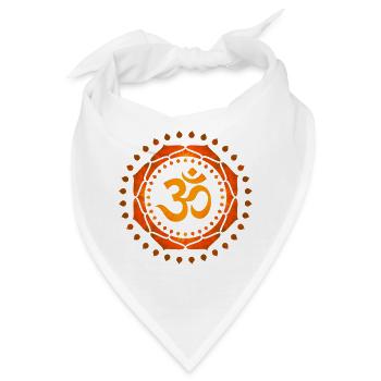 OM SYMBOL OM - Bandana - Weiß - Vorne