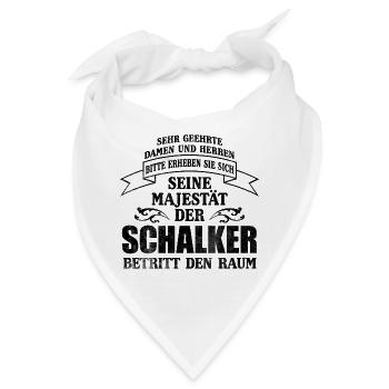 Schalker Majestät - Bandana - Weiß - Vorne