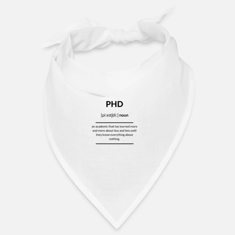 PhD (Promotion) 2k20 Edition - Bandana - Weiß