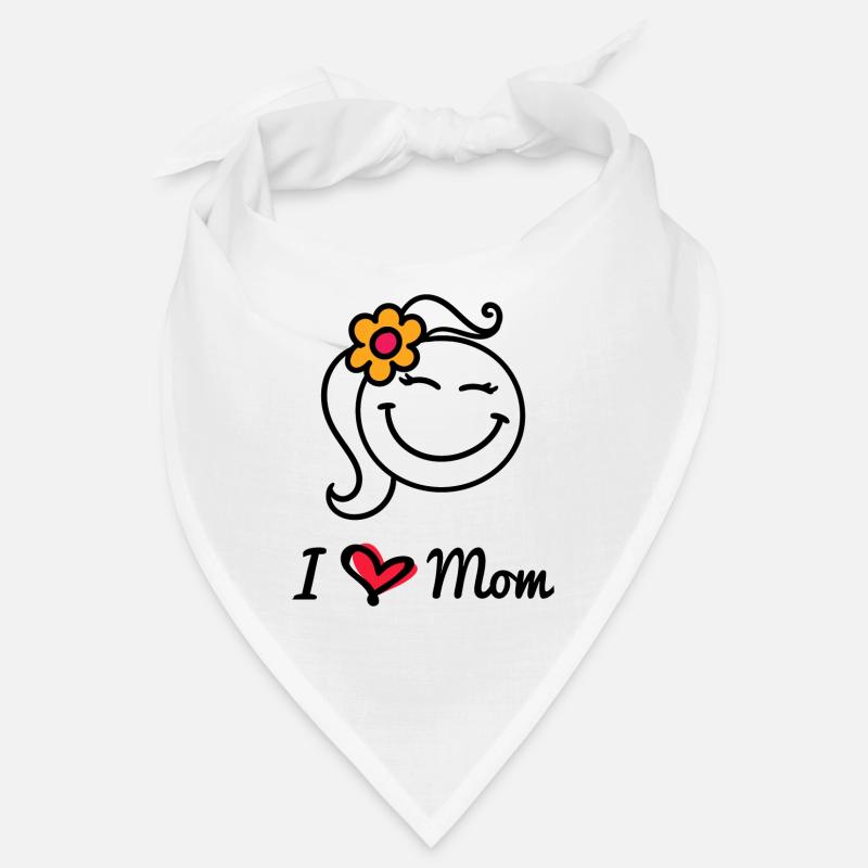 Ich Liebe Mama Herz Mutter Mutter Muttertag Spruch Bandana