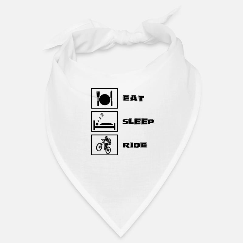 ss200509 eat sleap ride MTB vertical black Bandana