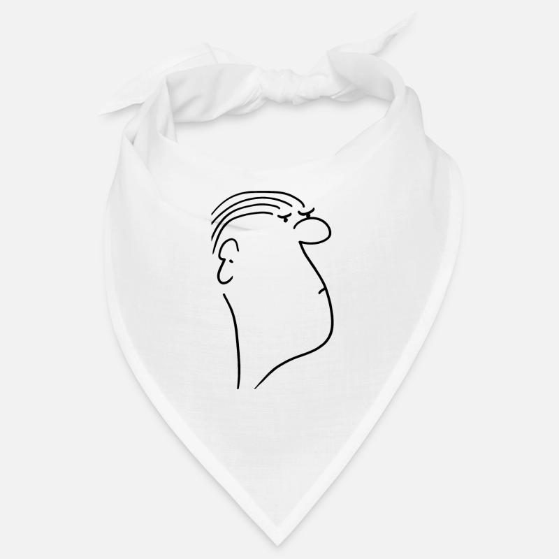 Leno 227 head - pure head - black Bandana