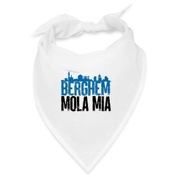 Bergamo Gib nicht auf - Berghem Mola Mia Ich liebe dich - Bandana - Weiß - Vorne