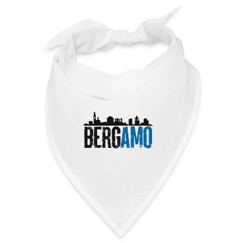 Ich liebe Bergamo - Berghem Mola Mia - ich liebe dich - Bandana - Weiß - Vorne