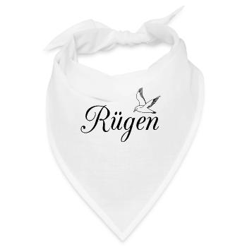 Rügen Möwe - Bandana - Weiß - Vorne