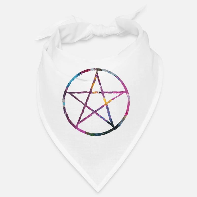 Pentagram paint Bandana