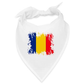 Rumänien - Europa - Bandana - Weiß - Vorne