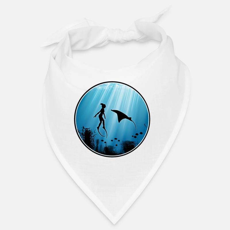 Plongeurs et raies manta gratuits Bandana