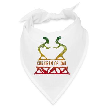 children of jah reggae - Bandana - Weiß - Vorne