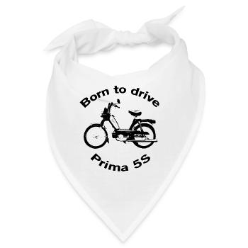 Born to drive HERCULES Prima 5S - Bandana - Weiß - Vorne
