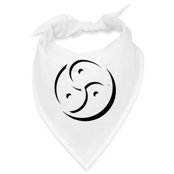 Triskele - Bandana - Weiß - Vorne