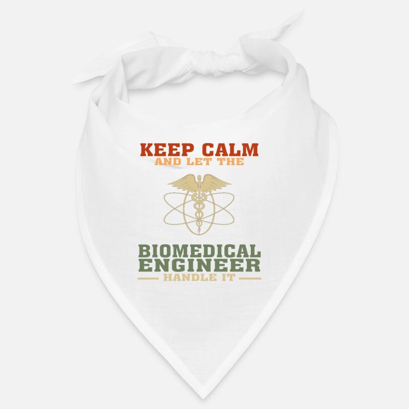 Bestseller Biomedical Engineer Tshirt, Keep Calm Bandana