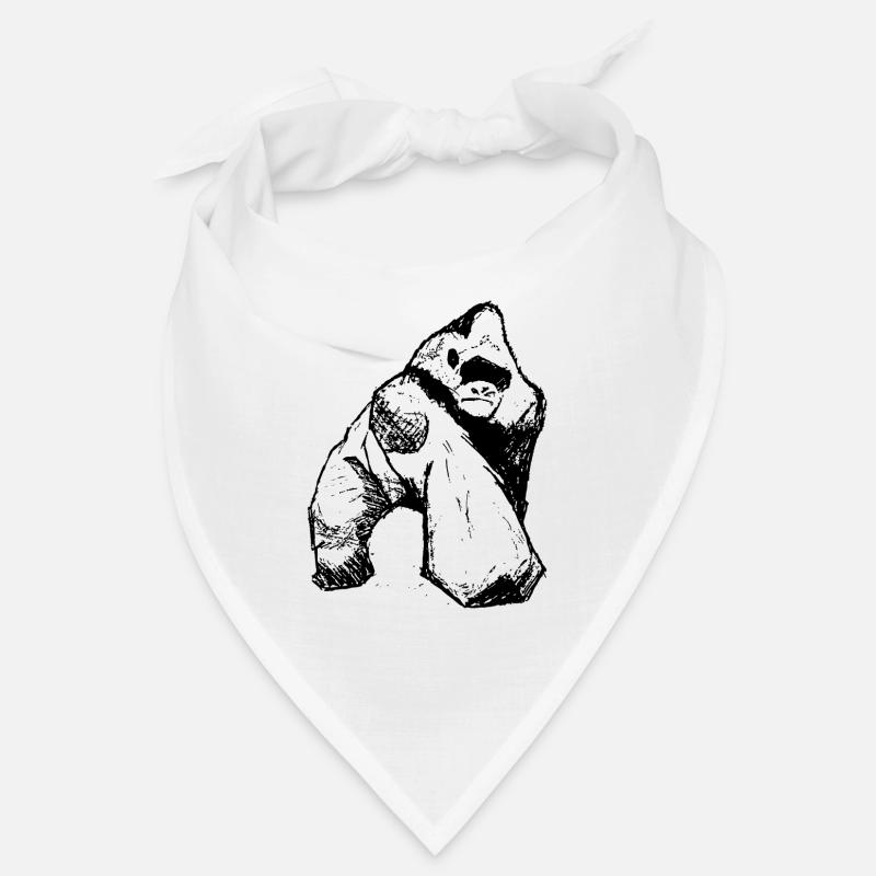 Gorille & Dos argent Bandana