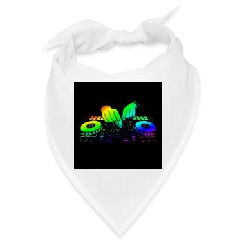 Disc Jockey - Bandana - Weiß - Vorne