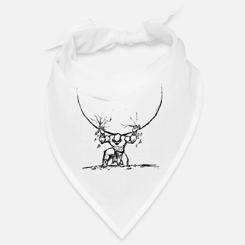 Muskelmann & Weltkugel Bandana