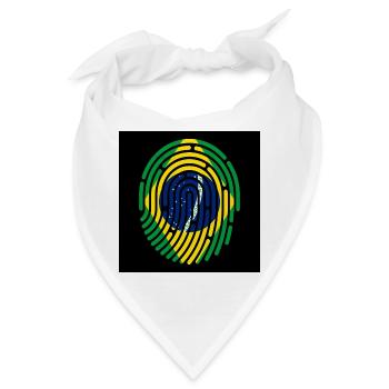 Brasilien Brasil Rio de Janeiro Copacabana Amazona - Bandana - Weiß - Vorne