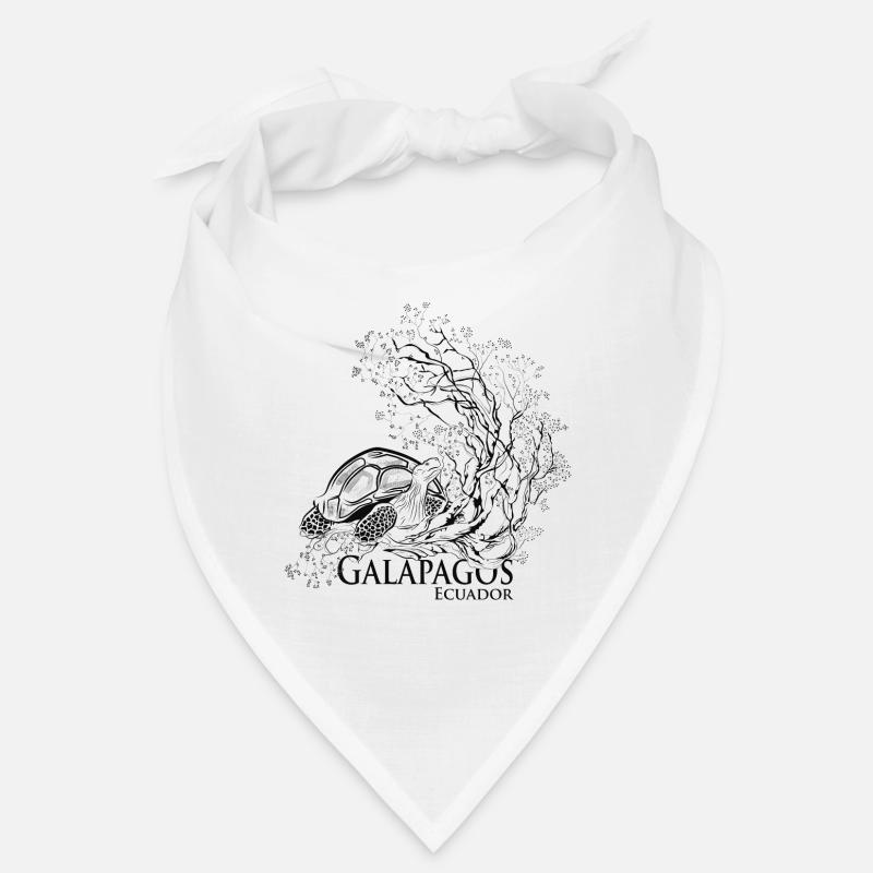 Tortue GLPS et arbre sec - Bandana - blanc