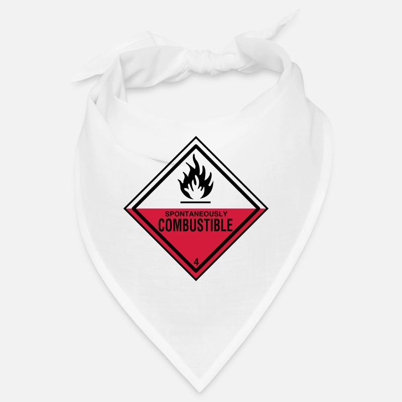 flame danger flammable humor irony fire brigade Bandana