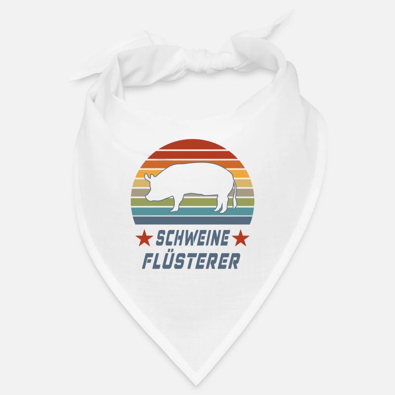 Schweine Flüsterer Design / Geschenkidee Bandana