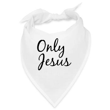 Jesus Christus - Bandana - Weiß - Vorne
