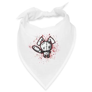 Evil Pets - Rabbit 1 - Bandana - Weiß - Vorne