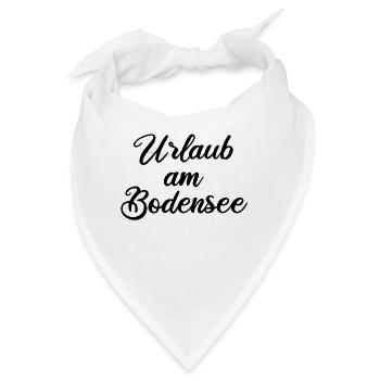 Urlaub am Bodensee - Bandana - Weiß - Vorne