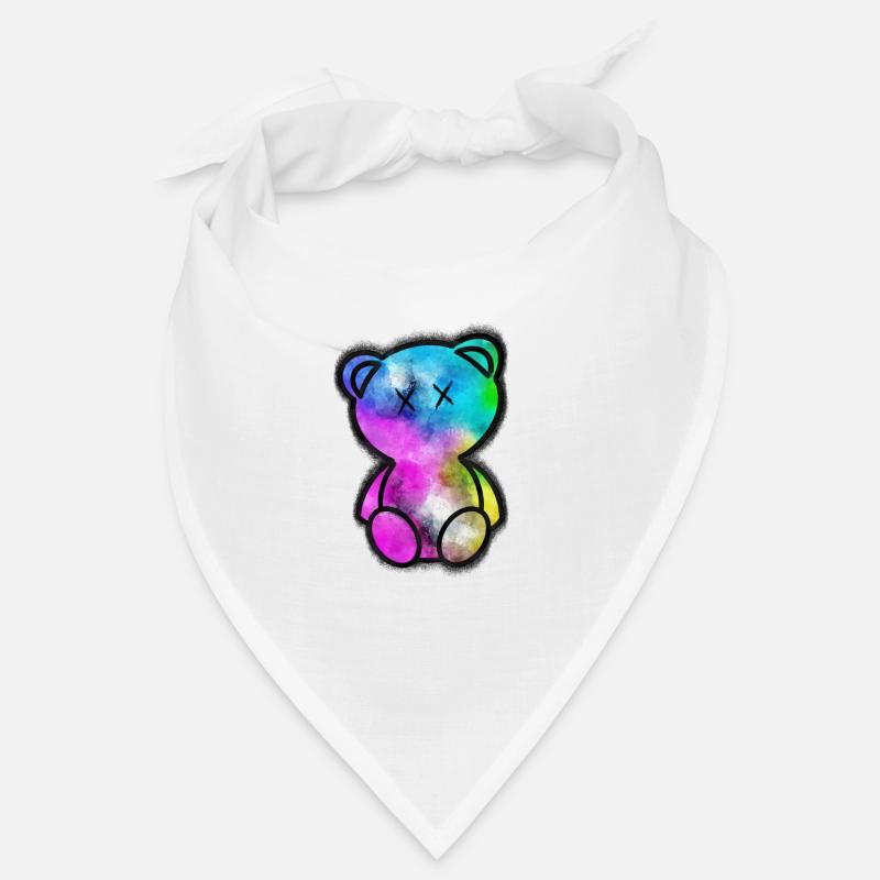 Patchy Bear 60 - Bandana - blanc