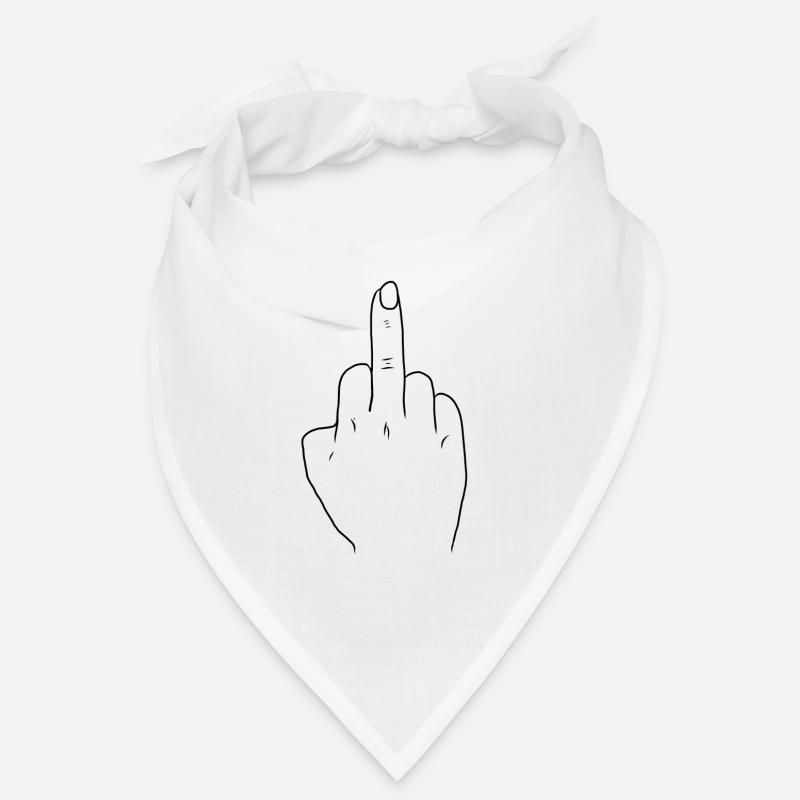Mittelfinger Geschenk Finger Hand Geschenkidee Bandana