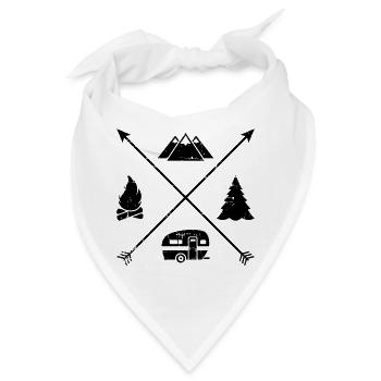 Wohnwagen - Bandana - Weiß - Vorne