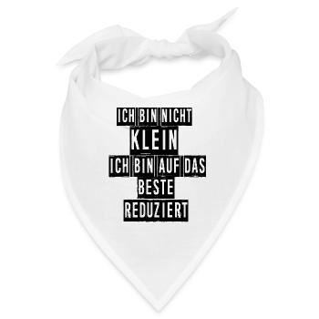 Ich bin nicht klein - Bandana - Weiß - Vorne