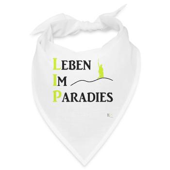 LIP Leben im Paradies, Kreis Lippe Hermannsdenkmal - Bandana - Weiß - Vorne