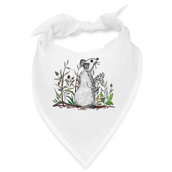 Maus - Bandana - Weiß - Vorne