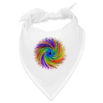 Cooles Design Bunt Sommer Cool Lustig Coolen Augen - Bandana - Weiß - Vorne