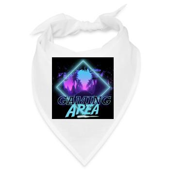 Gaming Area - Bandana - Weiß - Vorne