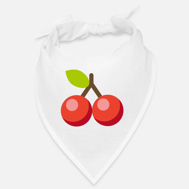 Cherry cherries - Bandana - white