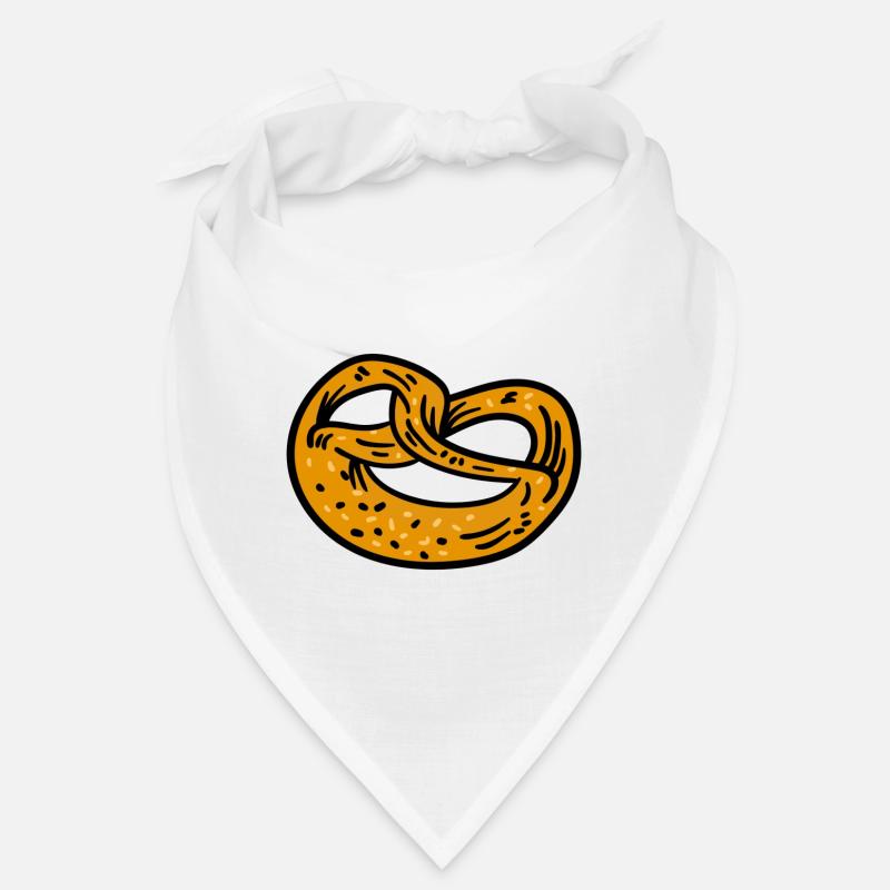 bretzel - Bandana - blanc