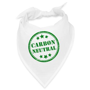 CO2-Neutrale Briefmarke - Bandana - Weiß - Vorne