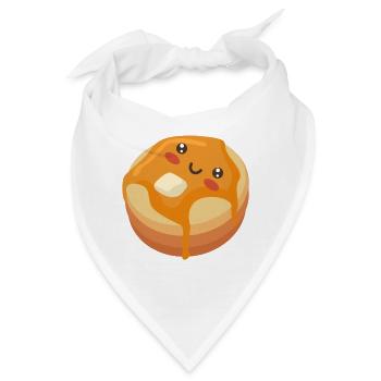 Pfannkuchen mit Butter - Bandana - Weiß - Vorne