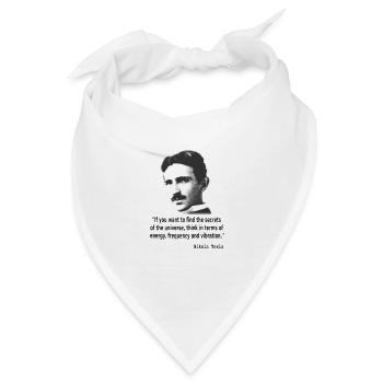 Nikola Tesla Zitat - Bandana - Weiß - Vorne