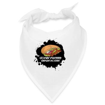 döner - Bandana - Weiß - Vorne