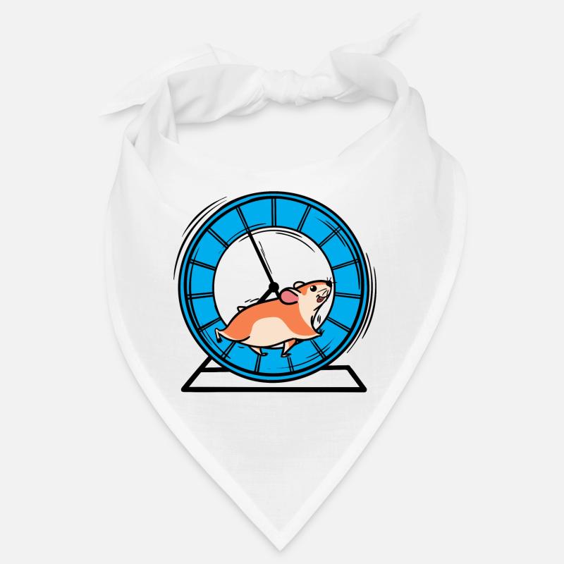Hamster roue en cours d'exécution sprint jogging entraînement drôle Bandana